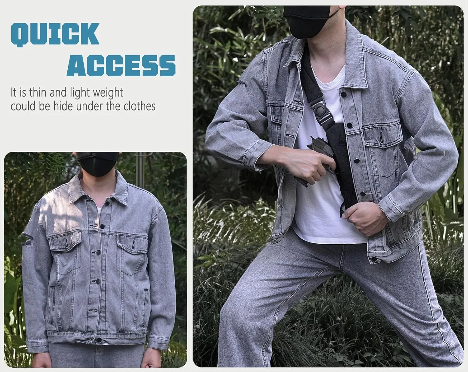 Tactical Sling Bag - EDC Crossbody Bag, Anti-Theft, Concealed Carry, Men & Women