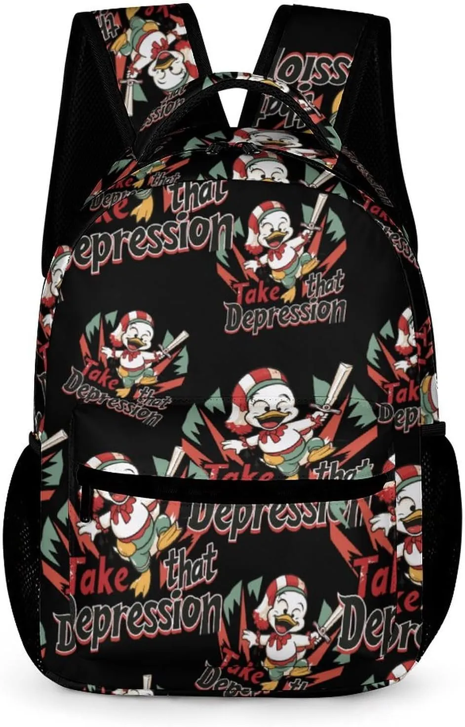 Take That Depression Basic Backpack Fashion Pattern Travel Hiking Shoulder Bag Unisex