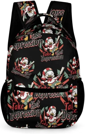 Take That Depression Basic Backpack Fashion Pattern Travel Hiking Shoulder Bag Unisex