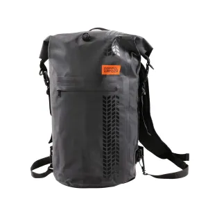 Tarpaulin Daypack (Seat Bag Daypack) 20 L Capacity for Motorcycles Tarpaulin Bag Series Detachable Shoulder Belt Roll Top Air Valve Specifications Fixed D-Can DBT420 W30 x L (D) 11.0 x H