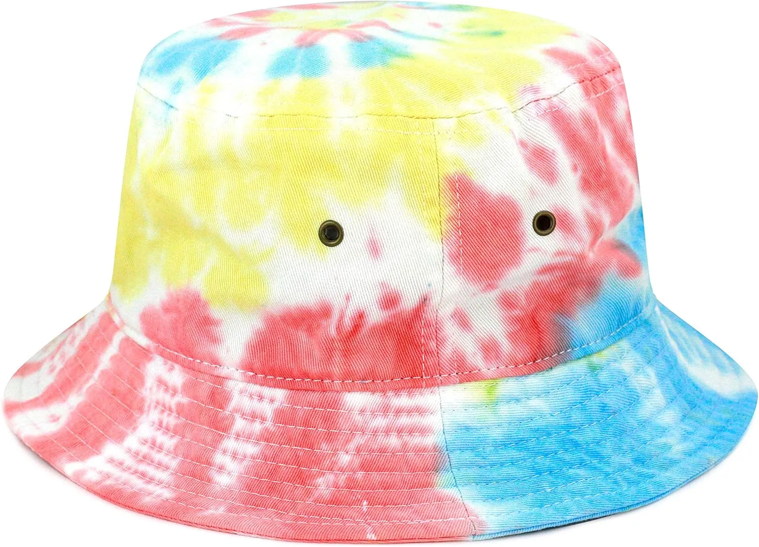 The Hat Depot Bucket Hat - Unisex 100% Cotton & Denim UPF 50 Packable Summer Travel Beach Sun Hat