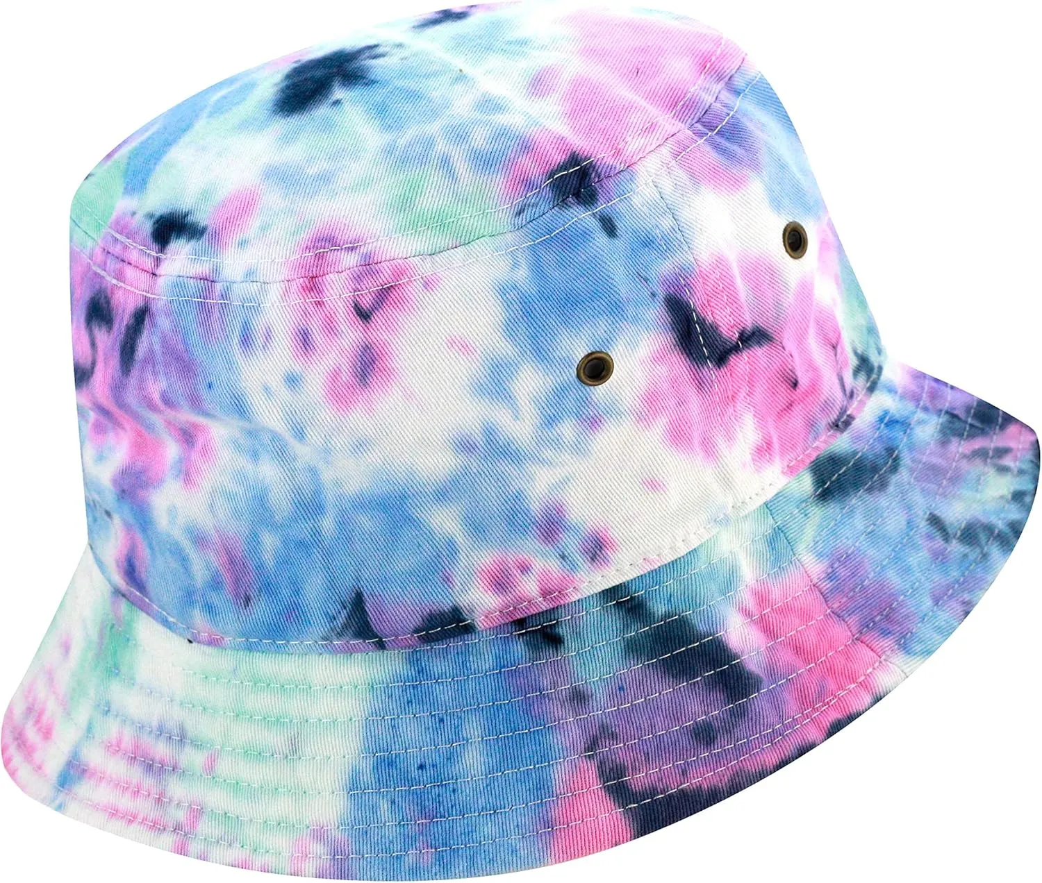 The Hat Depot Bucket Hat - Unisex 100% Cotton & Denim UPF 50 Packable Summer Travel Beach Sun Hat