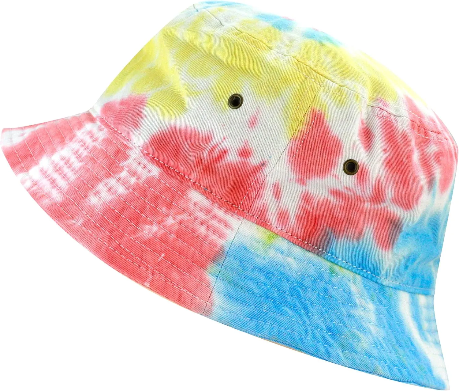 The Hat Depot Bucket Hat - Unisex 100% Cotton & Denim UPF 50 Packable Summer Travel Beach Sun Hat