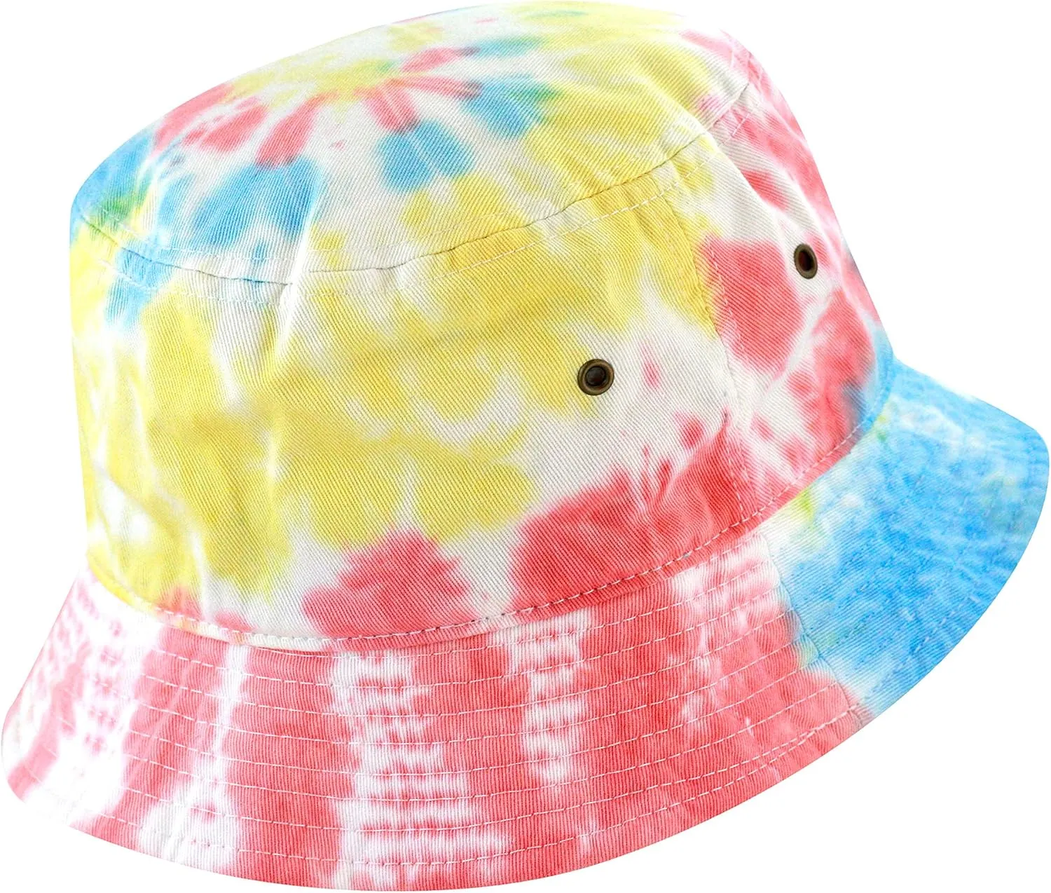 The Hat Depot Bucket Hat - Unisex 100% Cotton & Denim UPF 50 Packable Summer Travel Beach Sun Hat