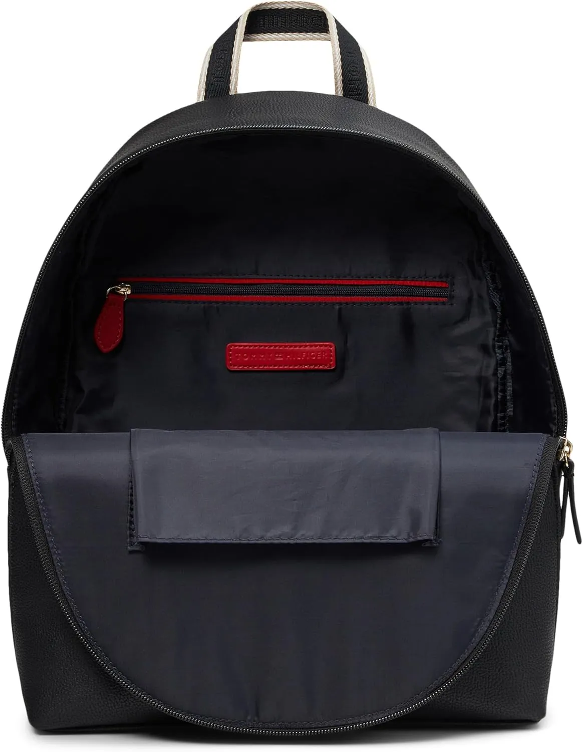 Tommy Hilfiger Womens Kiara II Medium Dome Backpack Black Medium