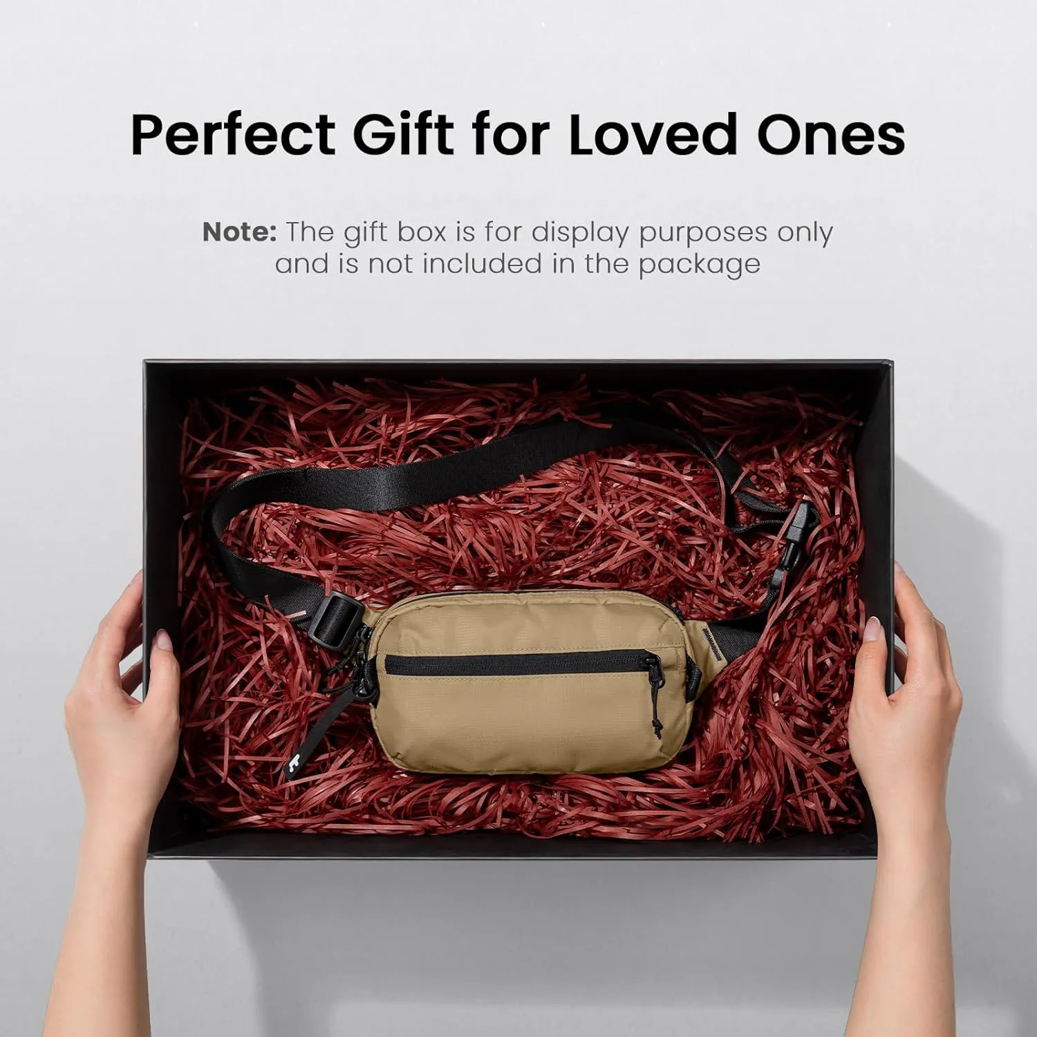 tomtoc 1.5L Sling Bag with RFID Blocking, Crossbody Bag Minimalist Chest Shoulder Pack for Men and Women, Water-resistant Lightweight Carry Casual Bag for Travel, Daily Use