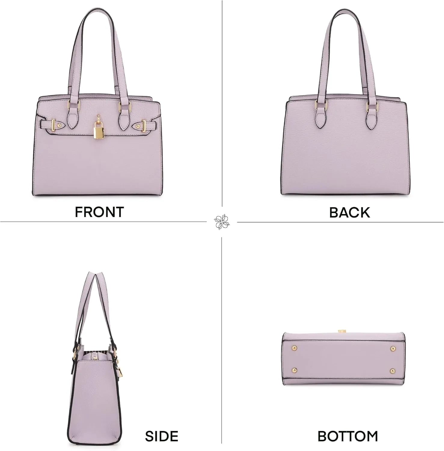 Top Handle Bag For Women, Crossbody Designer Satchels, Adjustable Strap With Wallet For Ladies 3pcs