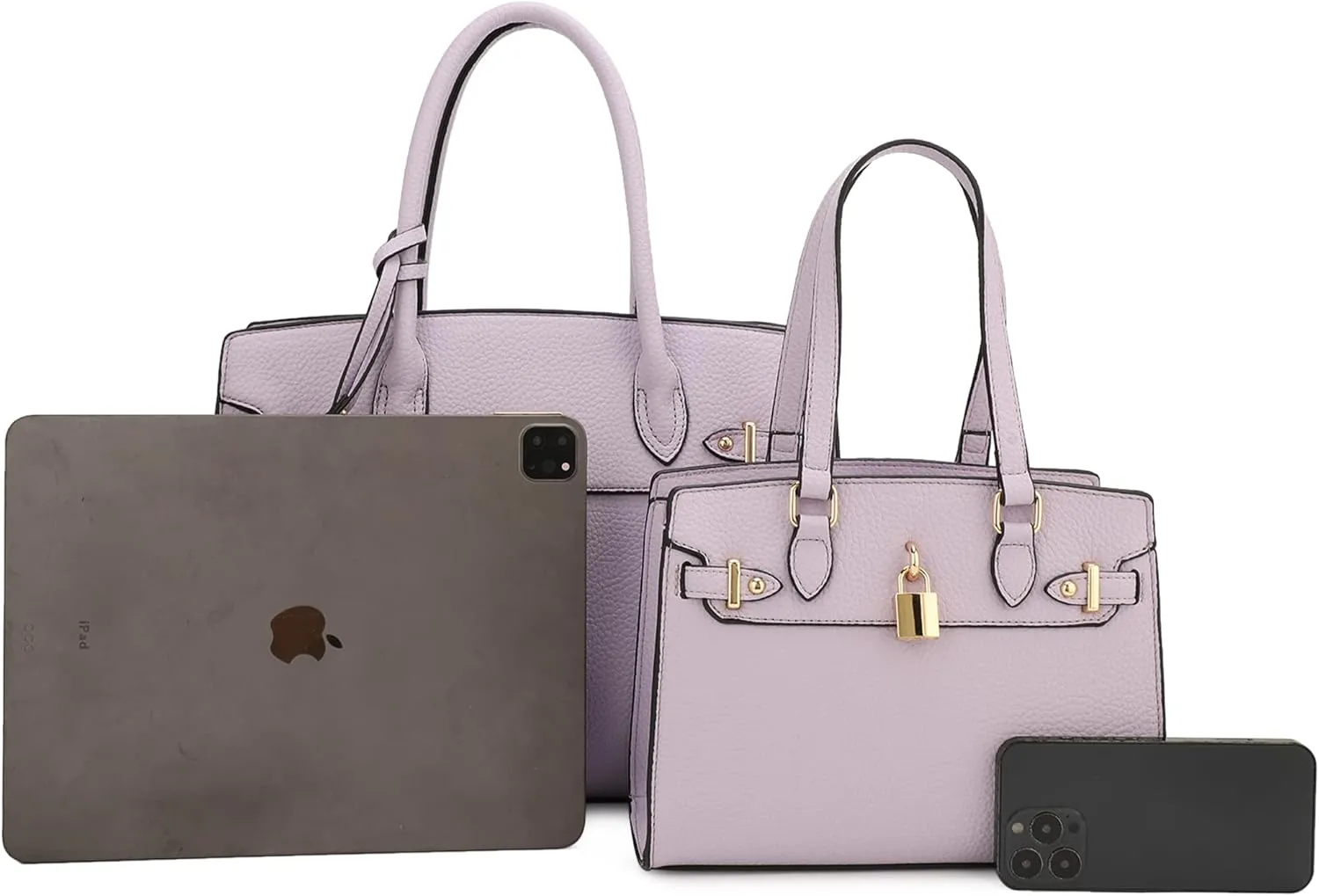 Top Handle Bag For Women, Crossbody Designer Satchels, Adjustable Strap With Wallet For Ladies 3pcs