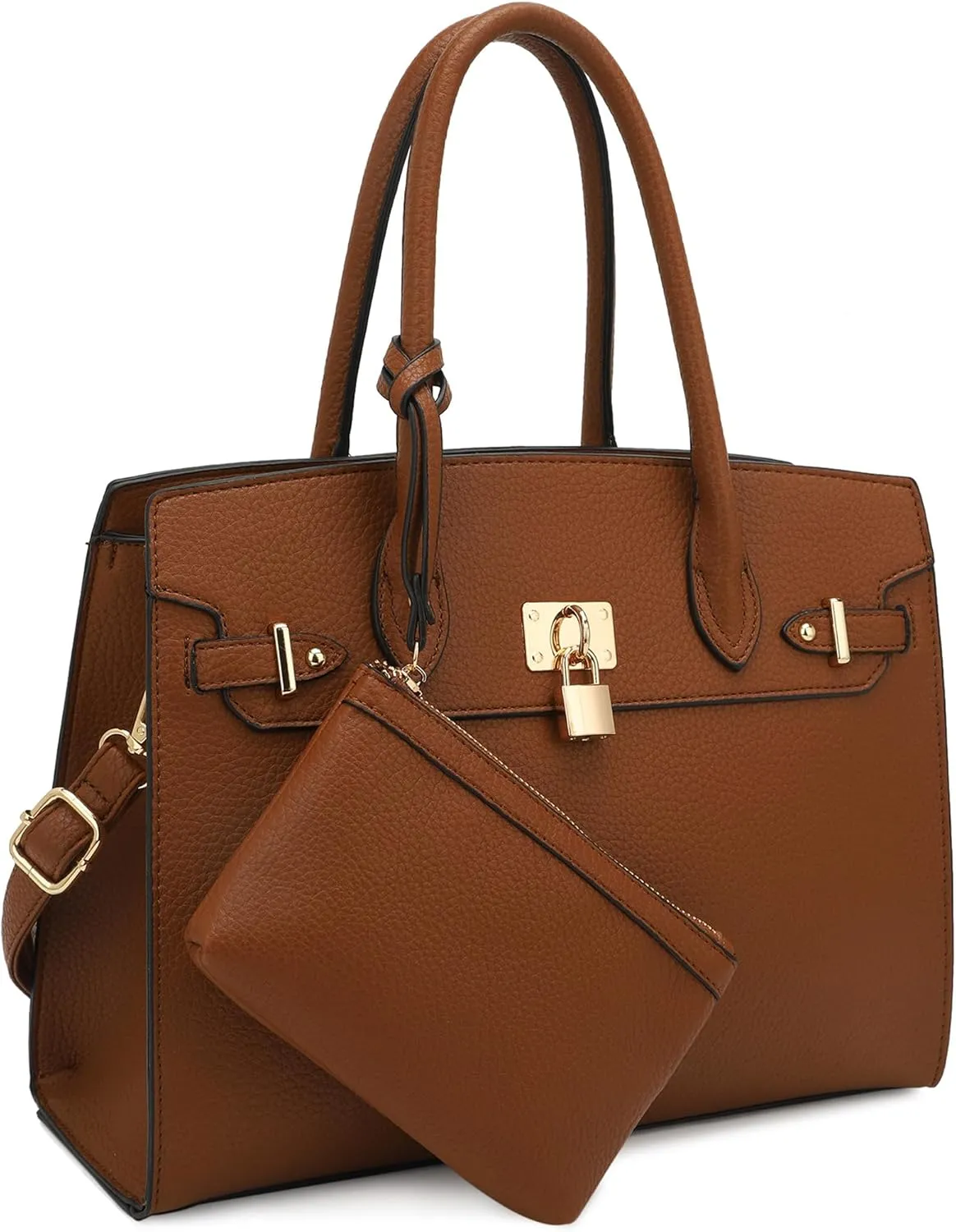 Top Handle Bag For Women, Crossbody Designer Satchels, Adjustable Strap With Wallet For Ladies 3pcs