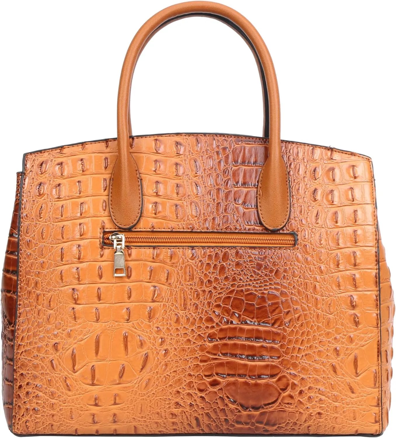 Top Handle Bag For Women, Vegan Leather Crossbody Designer Satchels, Adjustable Strap With Wallet For Ladies 2pcs