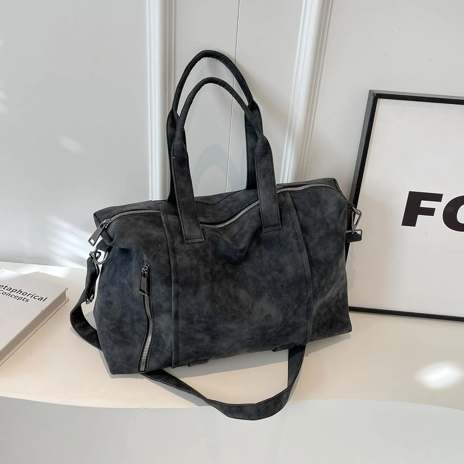 Tote Bag For Women, Gym Sport Travel Bag, Carry On Luggage Bag.