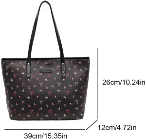 Tote Bag for Women Large Purses and Handbags for Work Shoulder Hobo Bag with Bow