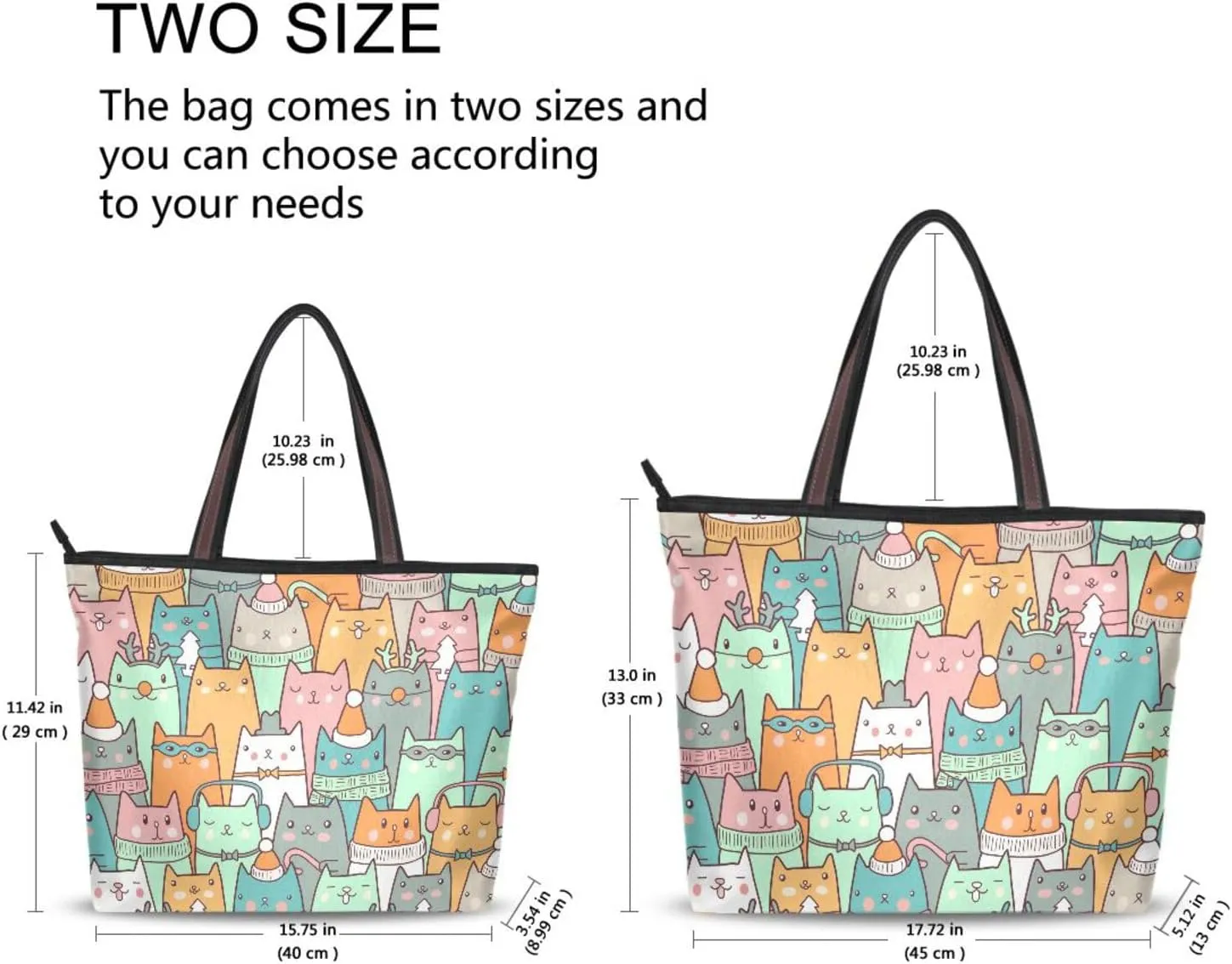 Tote Bag for Women Top Handle Satchel Purse Large Tote Bags with Zipper Pockets Pattern 1