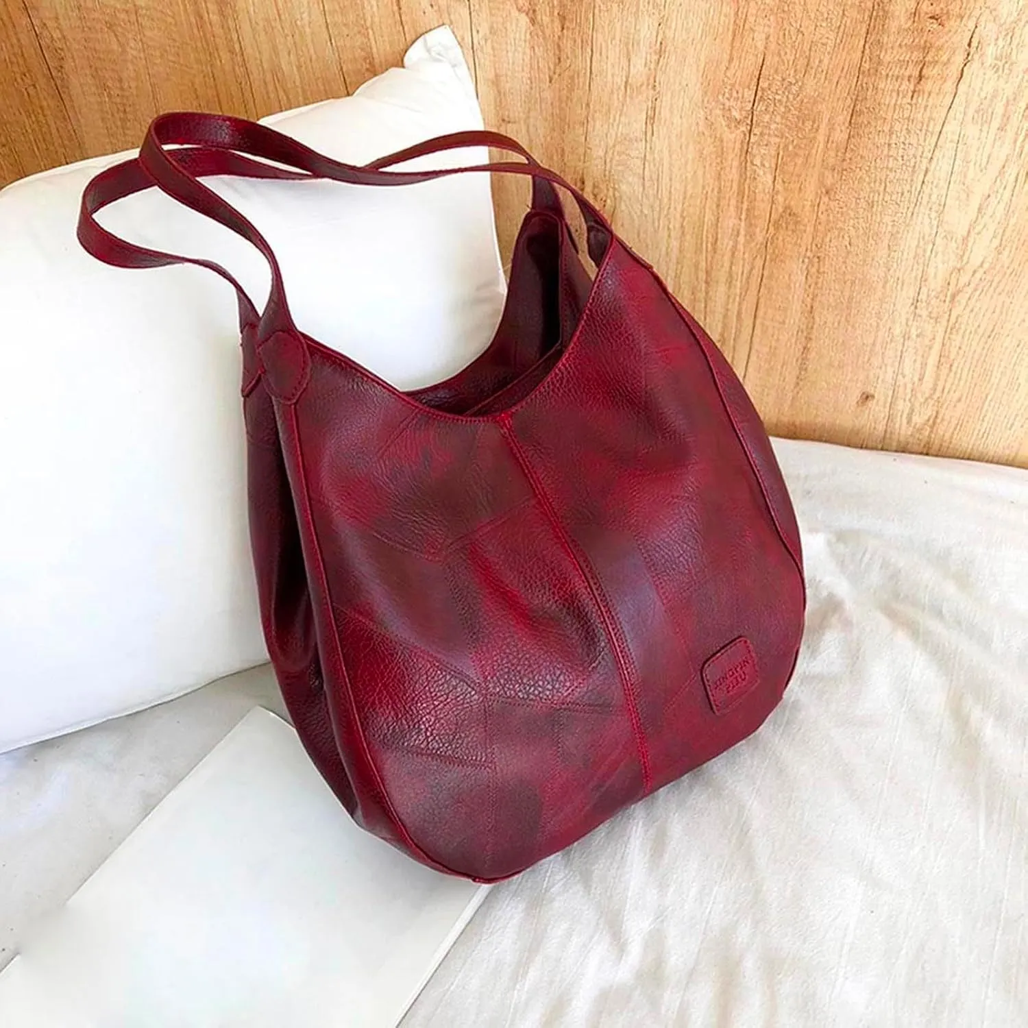 Tote Bag for Women Top Handle Satchel Purse Women's Faux Suede Hobo Bag