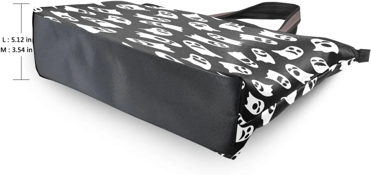 Tote Bag for Women with Zipper,Polyester Tote Purse Holiday Tote Bag Work Handbag Women Gift