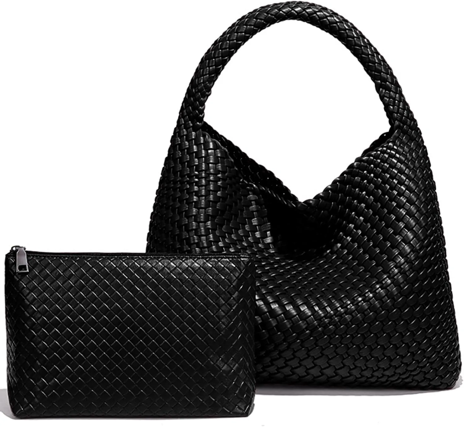 Tote Bag Shoulder Handbags for Women Hand bag Large Capacity Travel Woven Lightweight Purse Hobo Slouchy Bags
