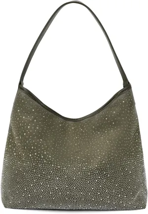 Tote Bags for Women Shiny Rhinestone Evening Hobo Bags Y2K Stylish Shoulder Handbag Satchel Purse with Zip