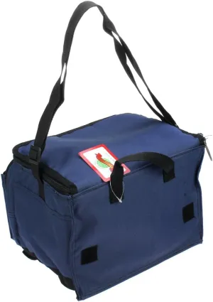 Transworld Durable Deluxe Insulated Lunch Cooler Bag with Shoulder Strap, (9" x 7" x 8", Navy)