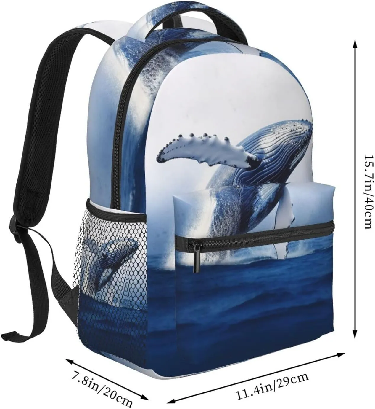 Travel Backpack for Women Men Casual Carry On Back Pack Brown Bear 15.6inch Laptop Backpack