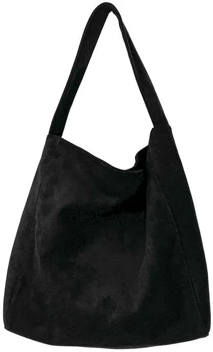 Trendy Women’s Large Suede Tote Bag Shoulder Bags For Women Fall Underarm Bag Winter Hobo Bag Work Purses Travel Handbag