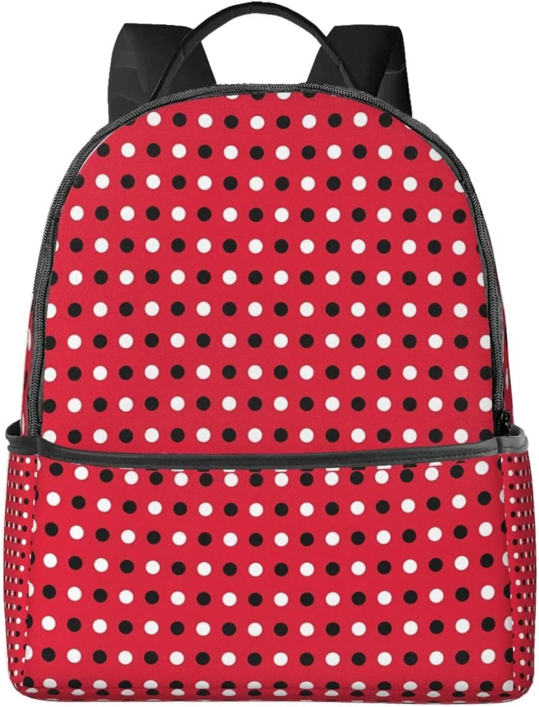 Trinidad Tobago Polkas Red Dots Casual Backpacks Laptop Backpack Carry-on Daypack Sports Travel Rucksack Lightweight Working Bag for Outdoor Hiking Cycling Walking