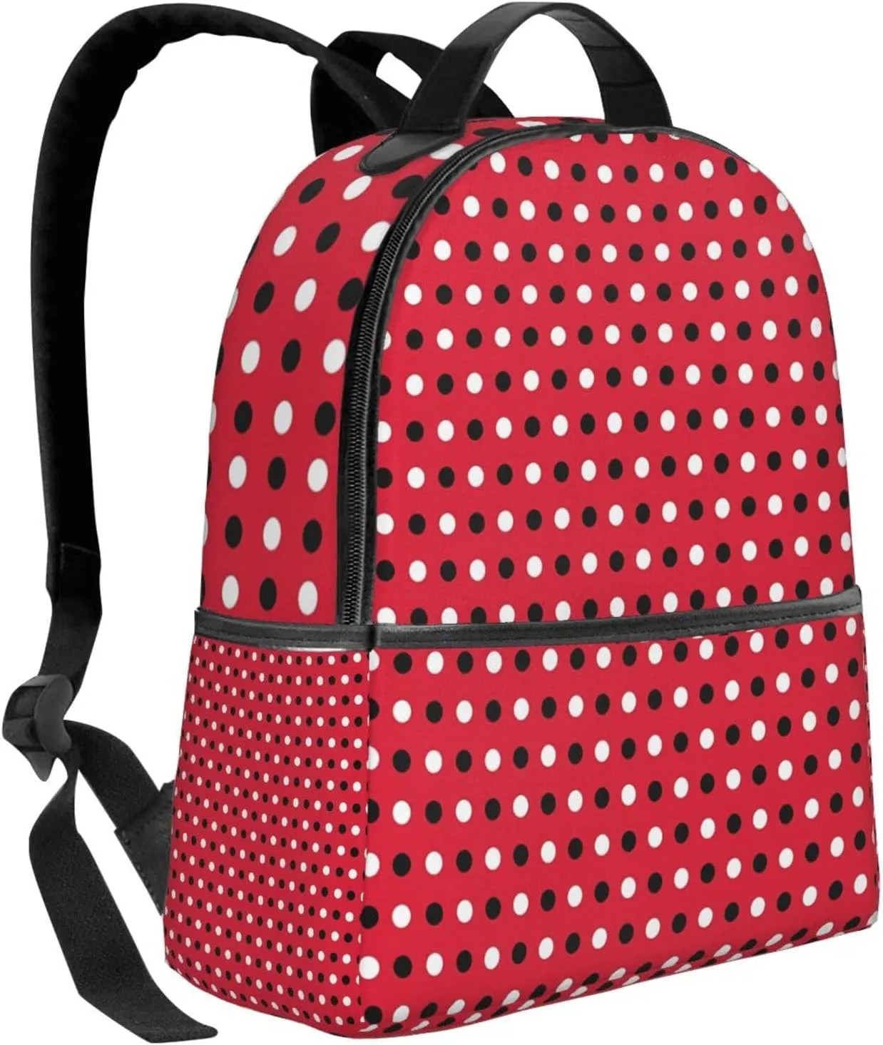 Trinidad Tobago Polkas Red Dots Casual Backpacks Laptop Backpack Carry-on Daypack Sports Travel Rucksack Lightweight Working Bag for Outdoor Hiking Cycling Walking