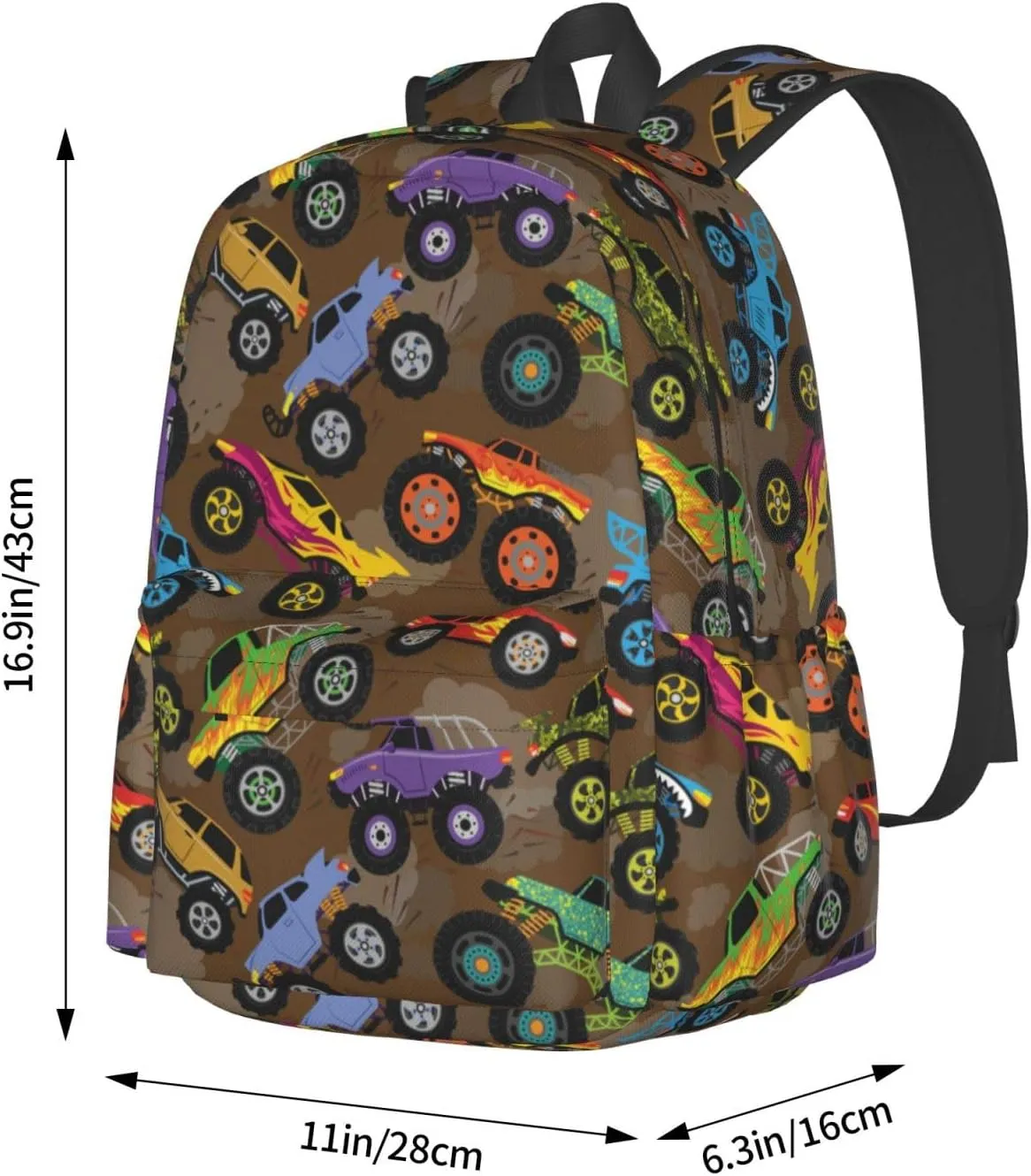 Truck Backpack 16 Inches Lightweight Travel Laptop Backpack