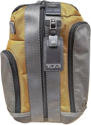 TUMI 111777 Higgins Gold/Silver With Gunmetal Hardware Men's Sling Bag