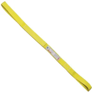 Two Ply 1" x 4' Eye-to-Eye Nylon Type 3 Sling | EE2-801 | 8-1/2" Eye Length | 3,200 Lb. Vertical Capacity | Hanes Supply (HSI) Heavy Duty for Lifting and Towing