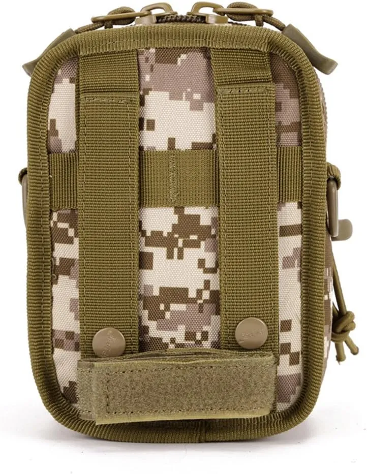 UNISTRENGH Tactical MOLLE Phone Magazine Pouch Military Small Belt Pouches Sling Chest Daypack Shoulder Bag Gear Duty Pack for Outdoor Hunting Vest Backpack