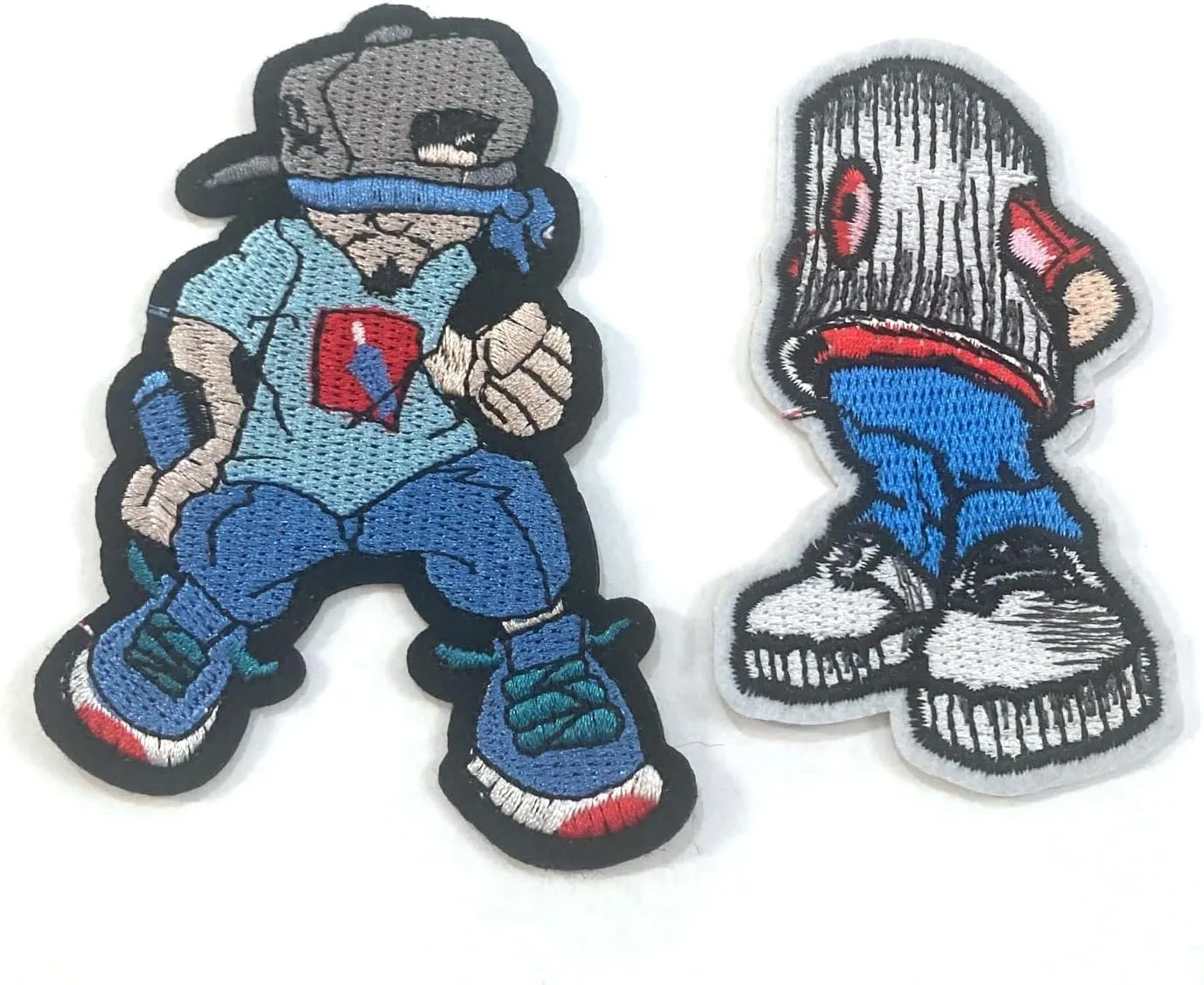 Urban Graffiti Street Art Style Clothing Accessories Patch - Iron-On or Sew-On Design - DIY Customization for Jackets, Bags, Hats & More - Original Urban Fashion Patch