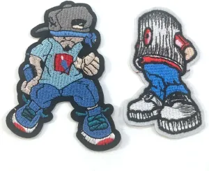 Urban Graffiti Street Art Style Clothing Accessories Patch - Iron-On or Sew-On Design - DIY Customization for Jackets, Bags, Hats & More - Original Urban Fashion Patch