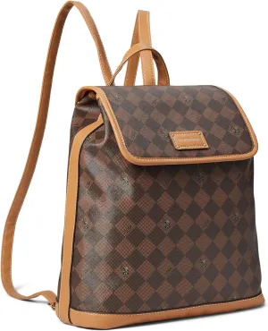 U.S. POLO ASSN. Diamond Backpack Brown/Tan One Size