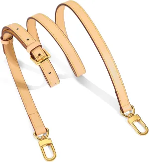 Vachetta Leather Replacement Adjustable Shoulder Strap for L V Handbag Replacement Bag Strap