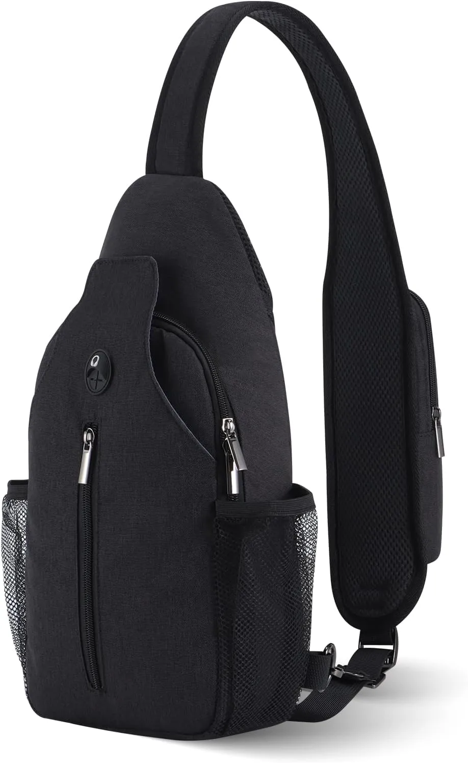 VADOO Sling Backpack with RFID Blocking and Phone Holder on Strap for Men Women Crossbody Chest Bag for Travel Hiking