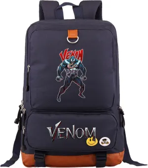 Venom Classic Backpack-Wear Resistant Canvas Laptop Bagpack-Waterproof Book Bag for Outdoor,Travel