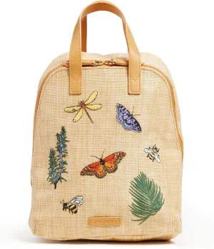 Vera Bradley Women's Straw Mini Beach Totepack Backpack