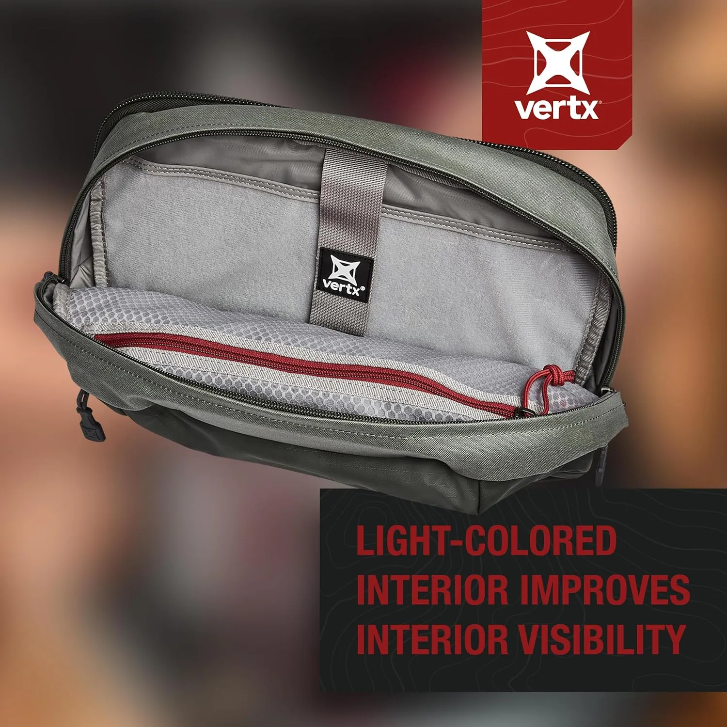 Vertx Navigator Tactical Sling Bag Crossbody 10L for Travel, Work, Concealed Carry, Tactical Gear
