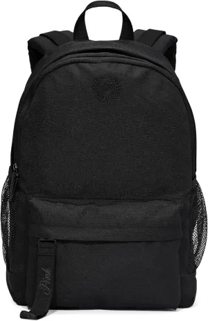 Victoria's Secret Women's Classic Canvas Backpack, Backpack for women, Black, O/S