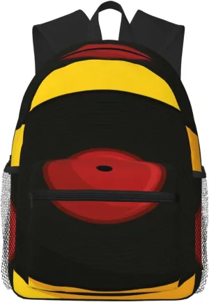 Vinyl Music Record Backpack, Travel Laptop Backpack Computer Bag Rucksack for Men Women Business Work Fits 15.6 Inch Notebook