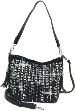 Waterfall Rhinestones Crossbody Bag Evening Bag