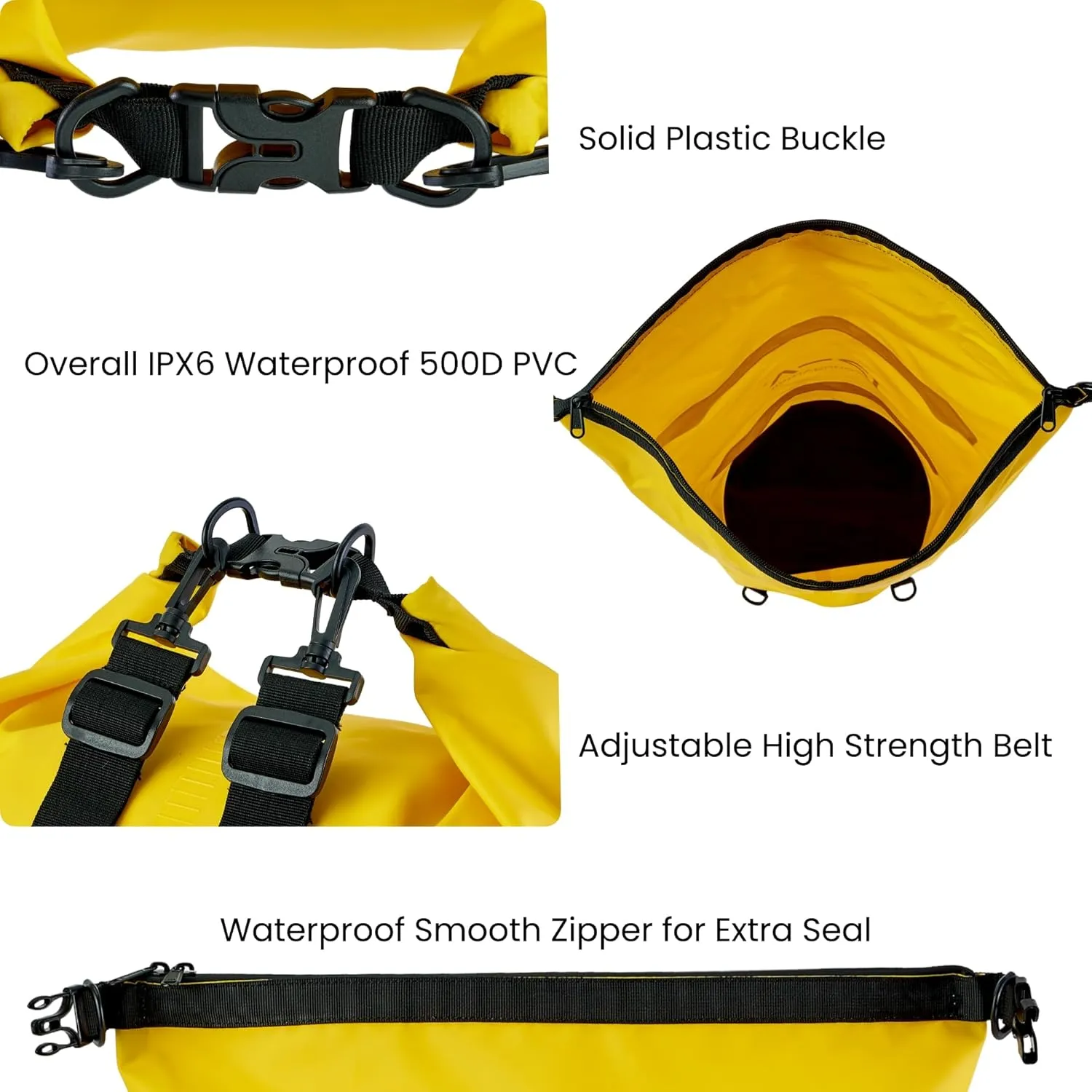 Waterproof Dry Bag for Men Women, 40L/80L Roll Top Lightweight Floating Dry Bag, Outdoor Backpack for Travel, Swimming, Boating, Kayaking, Camping and Beach (40L)