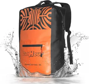 Waterproof Dry Bag with Roll Top - 25L /30L Waterproof Backpack for Kayaking, Swimming, Beach, Hiking