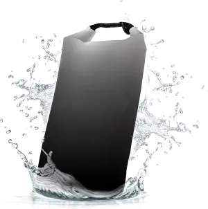 Waterproof Dry Bag,Roll Top Black Gray Ombre Small Waterproof Backpack 5L/10L/20L Floating and Lightweight Bags for Kayaking, Boating, Fishing, Swimming and Camping