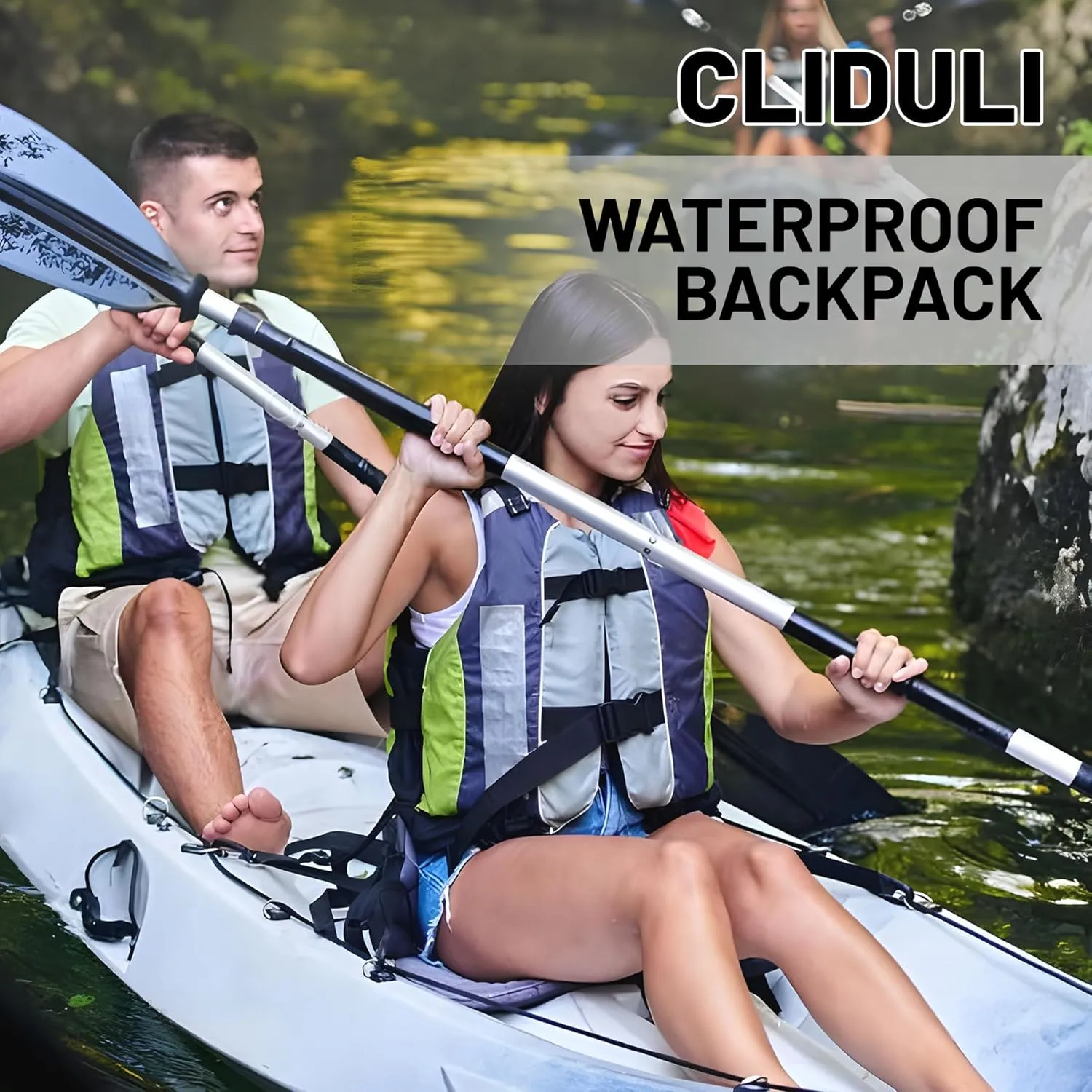 Waterproof Dry Bag,Roll Top Black Small Waterproof Backpack 2L/5L/10L/20L/30L/40L Floating Lightweight Bags for Kayaking, Boating, Fishing, Swimming Camping