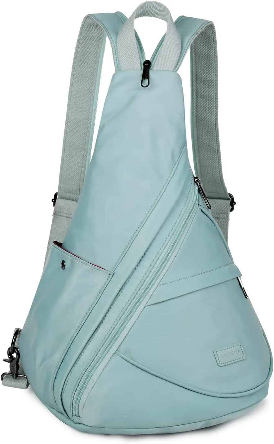 Waterproof Nylon Sling Backpack for Women Convertible Crossbody bag Casual Backpack Purse for Outdoor Travel Hiking XB-10