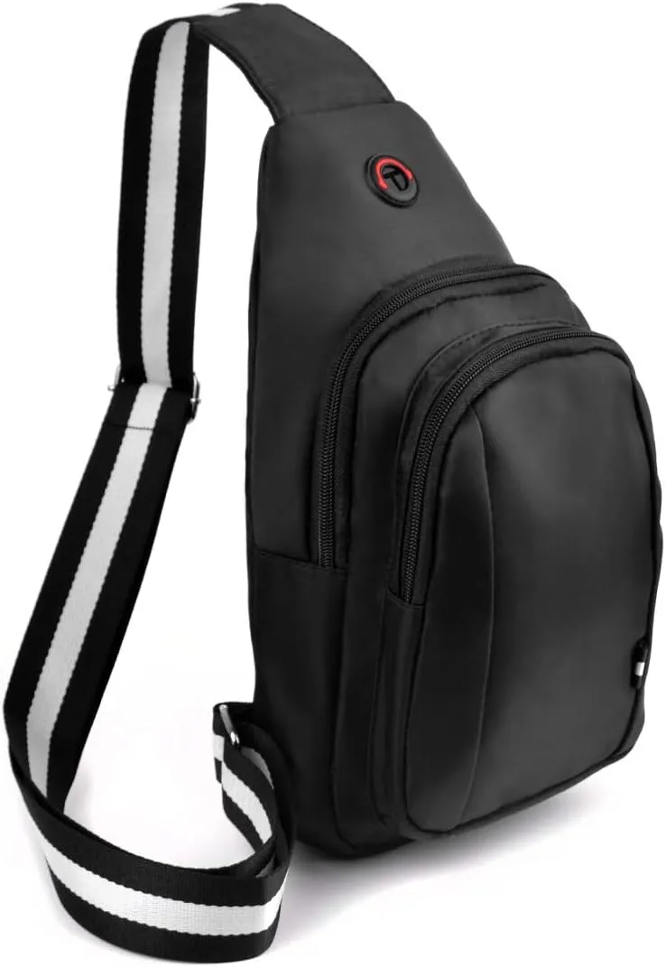 WESTEND Crossbody Nylon Sling Bag Backpack with Adjustable Strap