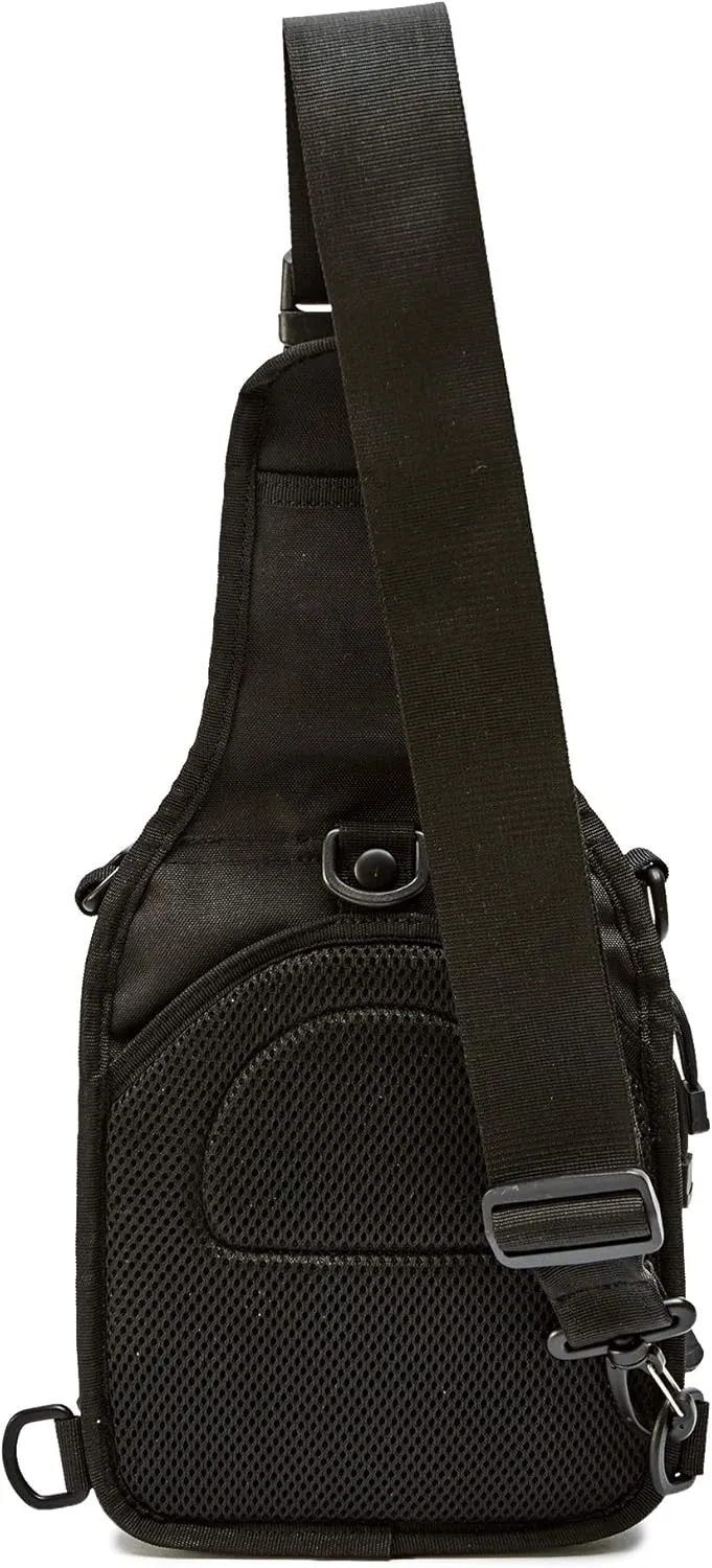 WOLF TACTICAL Compact EDC Sling Bag - Concealed Carry Shoulder Bag for Range, Travel, Hiking, Outdoor Sports