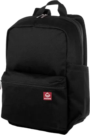 WOLVERINE Lightweight, Water Resistant Rugged Laptop Backpack for Travel or Work, Classic-Black, 24L