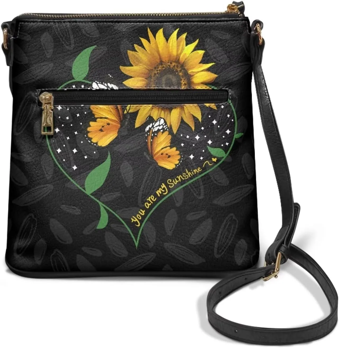 Women Hobo Bag Crossbody Shoulder Purse Multi Pocket Satchel Handbag with Adjustable Strap